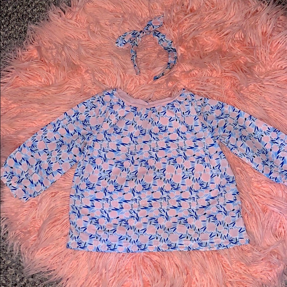 Girl’s shirt with matching headband